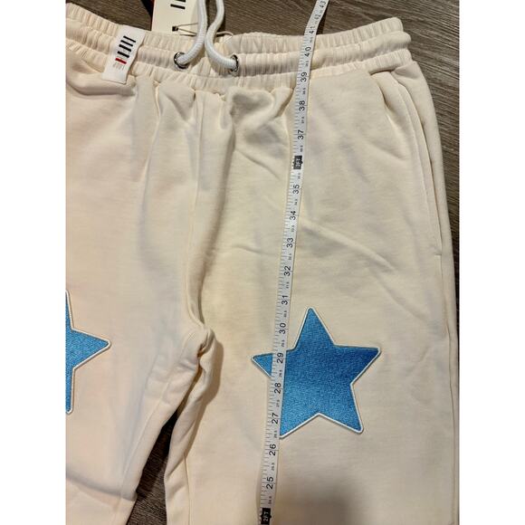 NWT Fifth Loop Star Joggers (Cream), Sz. M - Picture 5 of 5